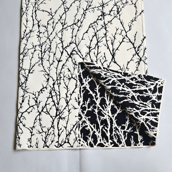 NWT! Alexander McQueen Thorn Branches Embroidered Midi Dress Size XS - Picture 9 of 16